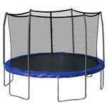 Skywalker 15' Round Trampoline & Enclosure, Blue (Was $349)