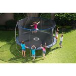 BouncePro 14' Trampoline with Enclosure and Game, Blue (Was $267)