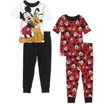 Baby Toddler Boy Licensed Character Short Sleeve Pajamas, 2-Sets