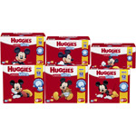 HUGGIES Snug & Dry ULTRA Diapers, Economy Plus Pack (Choose Your Size)