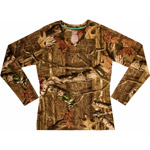 Mossy Oak Breakup Women's Olive Long Sleeve Tee