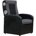 X-Rocker Storage Flip Chair 2.0 Audio Chair, Black