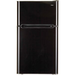 Haier 3.2 cu ft 2-Door Refrigerator, Black