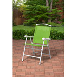 Outdoor Folding Sling Chair, Green