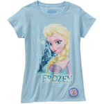 Disney Frozen Elsa Girls' Short Sleeve I-Talk Graphic Tee