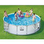 ProSeries 14' X 42" Ultra Frame Swimming Pool with Deluxe Kit