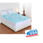 Comfort Rx" 2" Orthopedic Gel Foam Mattress Topper, Multiple Sizes