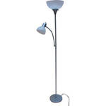 Mainstays 72'' Combo Floor Lamp, Silver