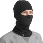 Cold Front MEN'S HINGED 3 IN 1 BALACLAVA WITH FRONT PANEL BRUSHED FLEECE - MOISTURE WICKING AND UV 30 PROTECTION