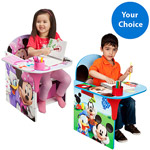 Character Corner Bundle - Toddler Desk & Chair with Storage Bin (Your Choice of Character)