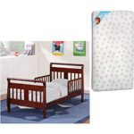 Baby Relax Toddler Bed w/Toddler Mattress Value Bundle (Your Choice in Finish)