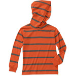 Wrangler Boys' Long Sleeve Stripe Pullover Hoodie