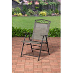 Parksburg Outdoor Folding Sling Chair, Tan