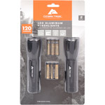 Ozark Trail 120 Luemns Aluminum Flashlight (2-Pack)