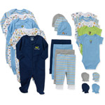 Garanimals Newborn Baby Boy Perfect Shower Gift 21 Piece Set