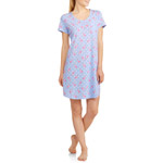 White Stag Women's Short Sleeve Sleepshirt (Sizes S-3X)