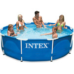 Intex 10' x 30" Metal Frame Swimming Pool