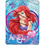 Disney Ariel Mermaid Dreams 46" x 60" Micro Raschel Throw