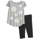 Healthtex Baby Toddler Girl Knit Tunic and Leggings set