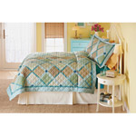 Mainstays Quilt Collection, Diagonal Plaid