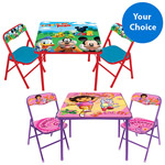 Character Corner Toddler Activity Table & Chairs Set (Your Choice of Character)
