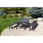 Park View 3-Piece Picnic Dining Set